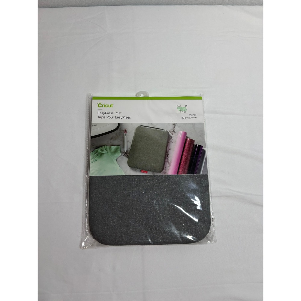 Cricut EasyPress Mat 8x10 Gray Heat Press Pad for Iron-On Vinyl Transfers NEW